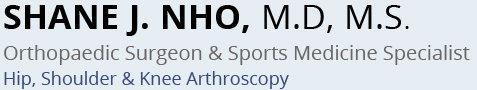 Shane J. Nho, M.D, M.S.